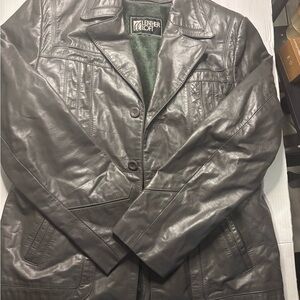Men's Leather Loft Gray Leather Jacket